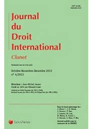 Journal du droit international "Clunet"