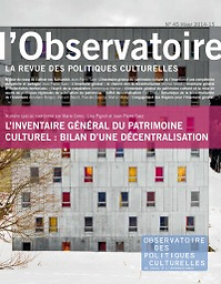 observatoire : La revue des politiques culturelles