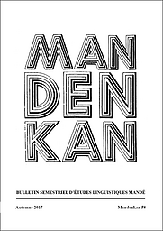 Mandenkan : Bulletin d'études linguistiques mandé