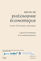 Revue de philosophie économique