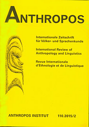 Anthropos : International review of anthropology and linguistics