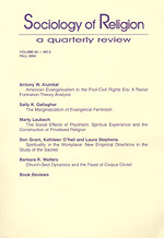 Sociology of Religion : A Quarterly Review