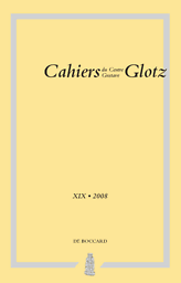 Cahiers du Centre Gustave Glotz