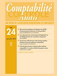 Comptabilité - Contrôle - Audit