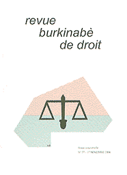 Revue Burkinabè de Droit