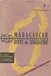 Madagascar : Revue de Géographie