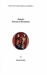 Memini - Travaux et documents
