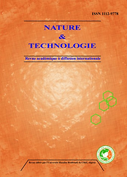 Revue Nature et Technologie = Nature & Technology Journal