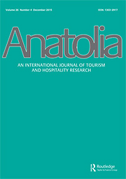 Anatolia : an international journal of tourism and hospitality research