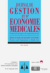 Journal de gestion et d'économie médicales