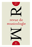 Revue de musicologie