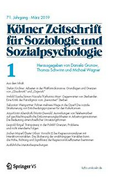 Kölner Zeitschrift für Soziologie und Sozialpsychologie