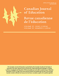 Canadian Journal of Education = Revue canadienne de l'éducation