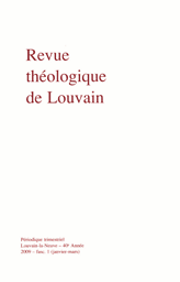 Revue Théologique de Louvain