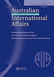 Australian Journal of International Affairs