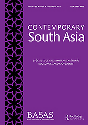 Contemporary South Asia