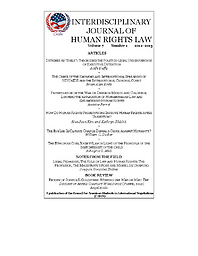 Interdisciplinary Journal of Human Rights Law