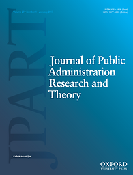 Journal of public administration research and theory