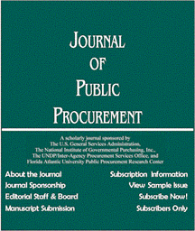 Journal of Public Procurement