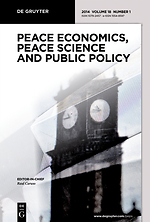 Peace Economics, Peace Science, & Public Policy