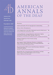 American annals of the deaf
