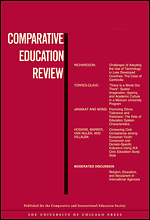 Comparative Education Review