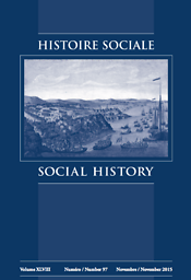 Histoire sociale = Social history