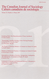 Canadian journal of sociology=Cahiers canadiens de sociologie