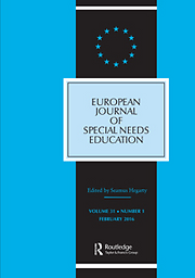 European journal of special needs education