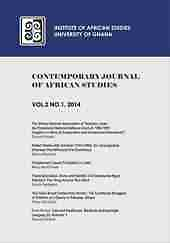 Contemporary journal of african studies