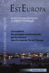 Est Europa : Revue d'études politiques et constitutionnelles
