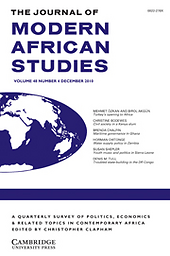 Journal of modern African studies