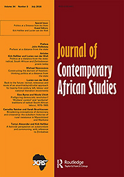 Journal of contemporary african studies