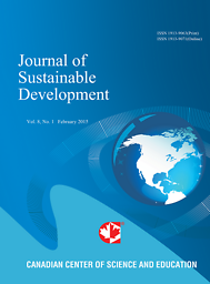 Journal of sustainable development