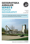 Geografiska Annaler. Series B, Human Geography