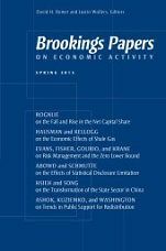Brookings papers on economic activity