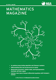 Mathematics magazine