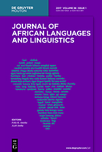 Journal of African languages and linguistics