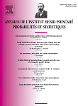 Annales de l'I.H.P. Probabilités et statistiques