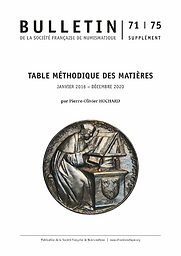 Bulletin de la Société française de numismatique