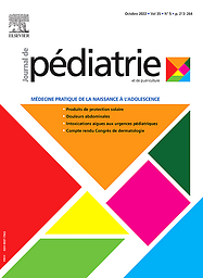 Journal de pédiatrie et de puériculture