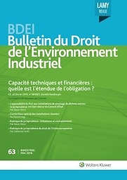 Bulletin du droit de l'environnement industriel