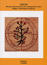 MHNH : Revista internacional de Investigacion sobre Magia y Astrologia Antiguas