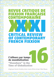 Revue critique de fixxion française contemporaine = Critical review of contemporary french fixxion