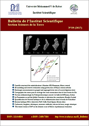 Bulletin de l'Institut scientifique, Rabat. Section Sciences de la terre