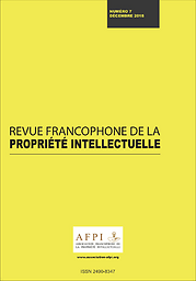 Revue Francophone de la Propriété Intellectuelle