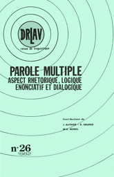 DRLAV. Documentation et Recherche en Linguistique Allemande Vincennes