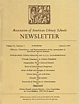 Newsletter (Association of American Library Schools)