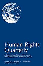 Human rights quarterly : a comparative and international journal of the social sciences, humanities and law