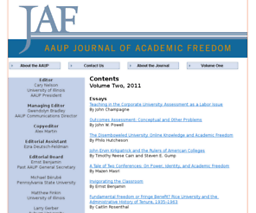 Journal of academic freedom
